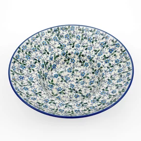 Talerz głęboki na spaghetti D86 25cm <br> 2089X Niezapominajki